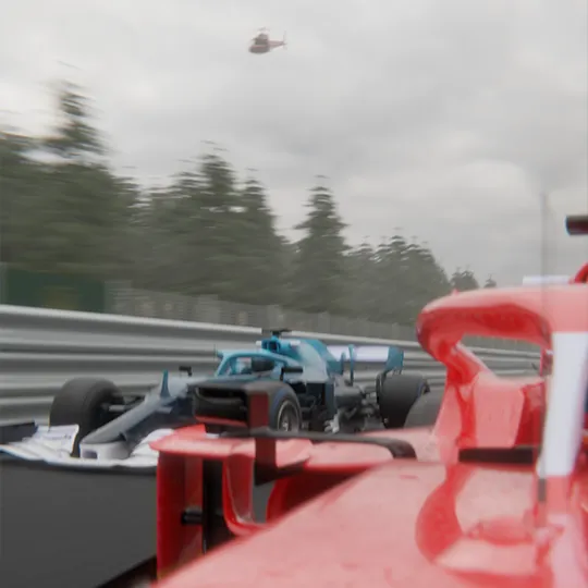 Una visione della Formula1 su di una pista ad 8 per bambini